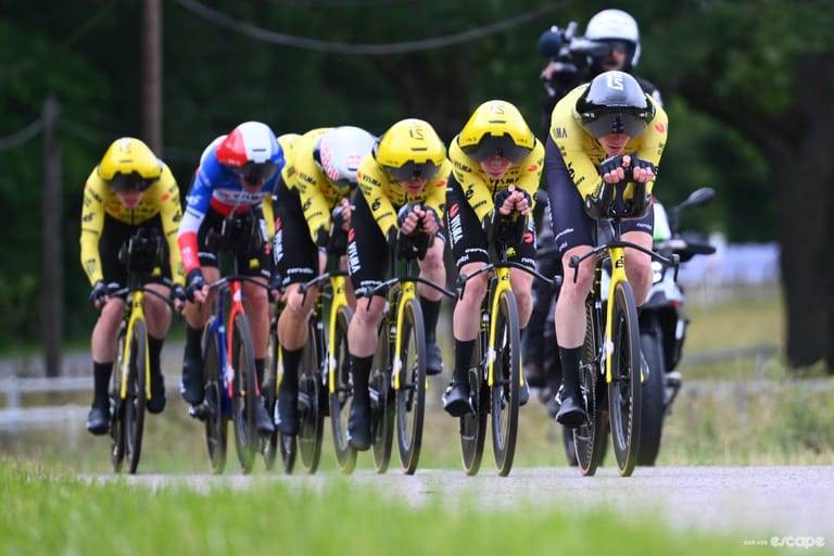 The world's longest leadout is a modern team time trial